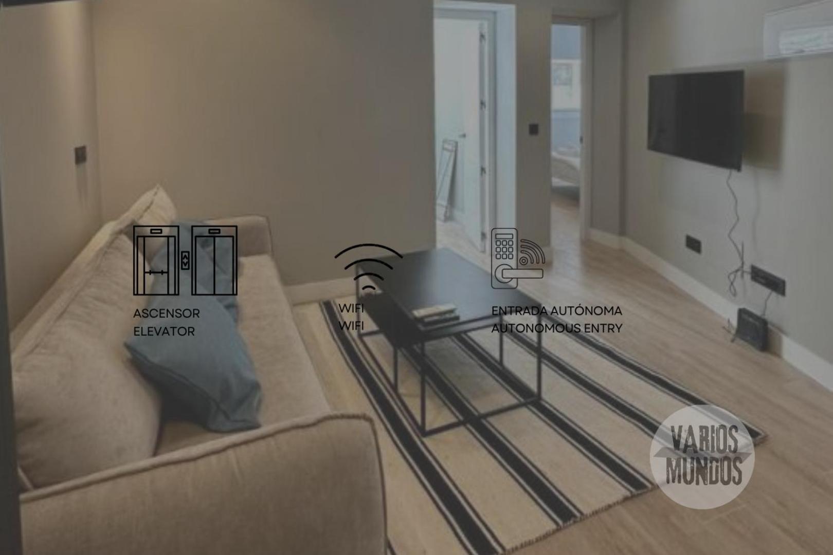 Central Apt De 2Hab Para 5Pax En Calle Silva E2 マドリード エクステリア 写真